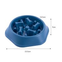 Cuenco de comida lenta a prueba de choques para perros, comedero para perros pequeños y medianos, olla de comida para gatos, suma - details 5