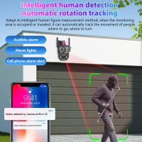 Cámara de Seguridad IP KEPEAK de 9MP Detección Humana Seguimiento Automático A prueba de agua - details 5