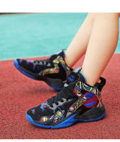 Zapatos de baloncesto antideslizantes para niños, zapatos deportivos transpirables, cómodos zapatos atléticos de entrenamiento de gimnasia, Zapatillas altas para niños - details 19