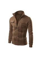 Sudadera casual con cremallera para hombre moderna y minimalista. - details 4