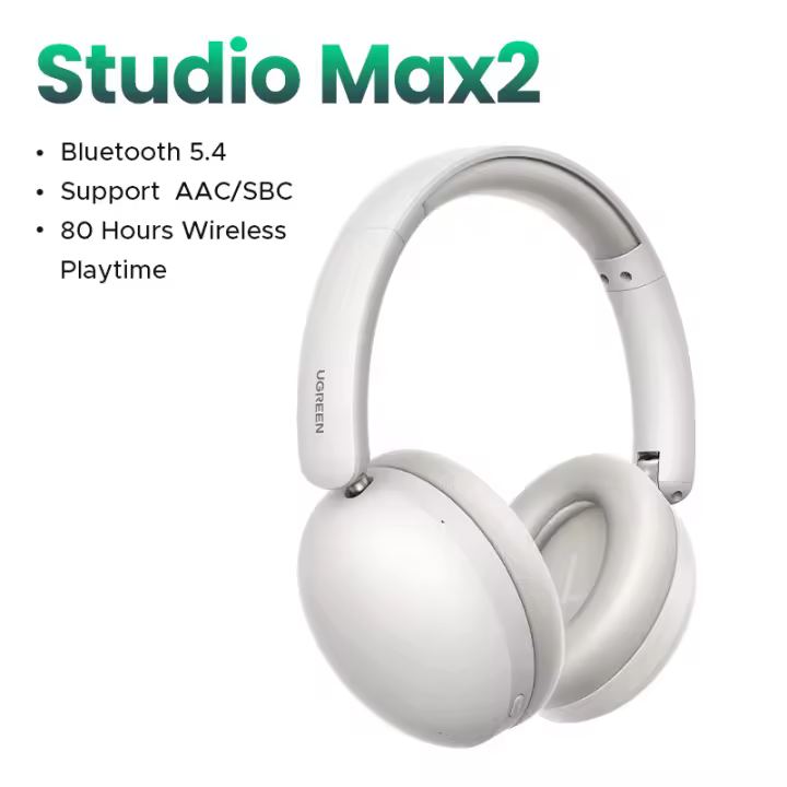 UGREEN HP205 Hi-Res Hitune Studio Max2 ANC Auriculares inalámbricos Bluetooth 5.4 Auriculares sobre la oreja con cancelación de ruido - 1