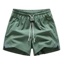 Pantalones cortos de nailon para hombre, Shorts deportivos de secado rápido para entrenamiento, correr, gimnasio, talla grande - details 7