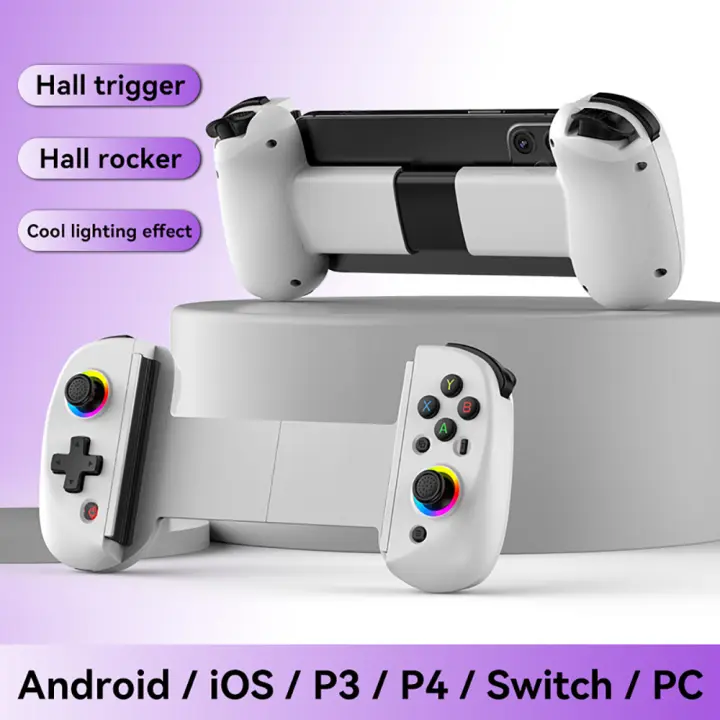 Controlador de Gamepad Telescópico Semalam Joystick de Vibración de 6 Ejes con Mando Inalámbrico Bluetooth 5.2 Para Android IOS PS3 PS4 Switch - 1