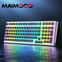 MAIMOOO-teclas de pudín ruso translúcidas OEM PBT, 117/141 teclas para teclados mecánicos de juego, 84/87/96/98/104 - details 8