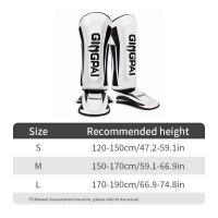 Kickbo Bo espinilleras Muay Thai artes marciales Sanda Wushu Protector de pierna Taekwondo tobilleras - details 1