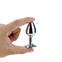 Juguetes Sexuales para Pareja Anal Plug de Acero Inoxidable Suave Dildo Cola Joyería de Cristal Entrenador BDSM Productos Sexuales Tienda - details 8