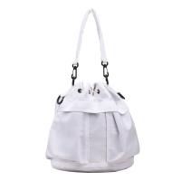 Bolso portátil con cordón para mujer, bolso cruzado informal de estilo coreano para teléfono, bolso de hombro ajustable de gran capacidad de Color sólido - details 2