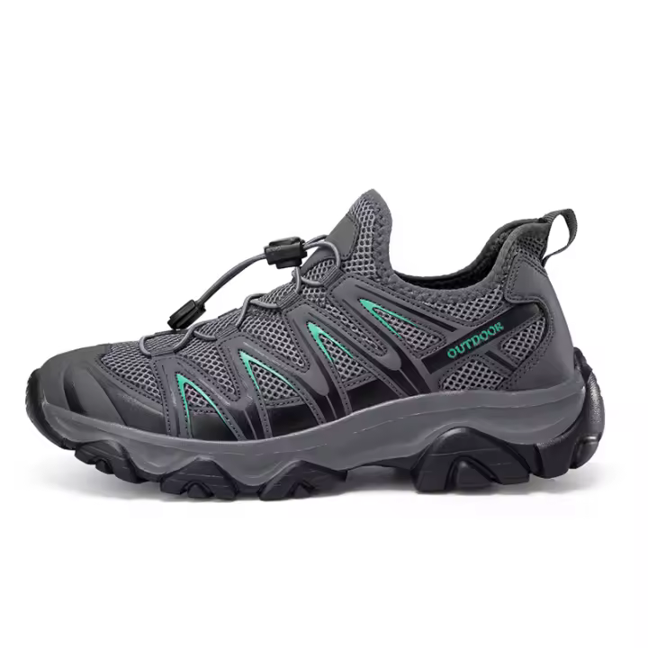 Zapatos de senderismo impermeables para hombre, cómodos, ligeros, antideslizantes, Tops bajos, zapatos de trabajo para caminar al aire libre - 1