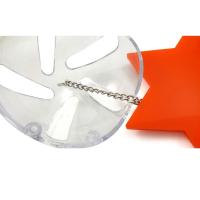 Juguetes colgantes para morder pájaros, estrella Hexagonal acrílica, caja de comida creativa para loros, fácil instalación multicapa, alimentador de forrajeo de aves - details 14