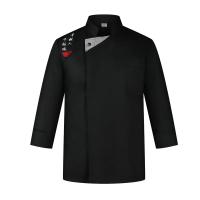 Ropa de trabajo de Chef C250, uniforme de cocina de manga corta, ropa de Chef de Hotel, chaqueta de camarero transpirable, uniforme de Chef de Sushi - details 15