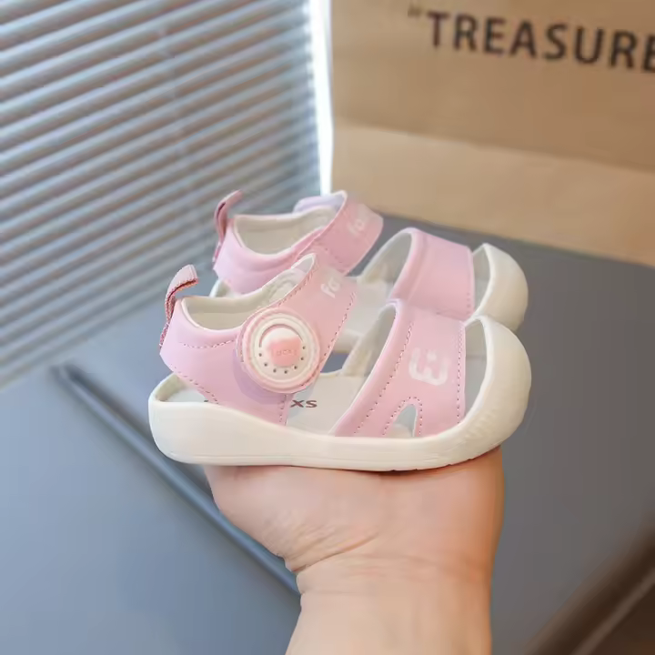 Sandalias de Bebé Antideslizantes Zapatos de Verano Suaves para Niñas de 0-2 Años - 1