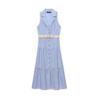 Primavera nueva ropa de mujer diseño sentido nicho versátil delgado y delgado vestido casual 837 - details 1