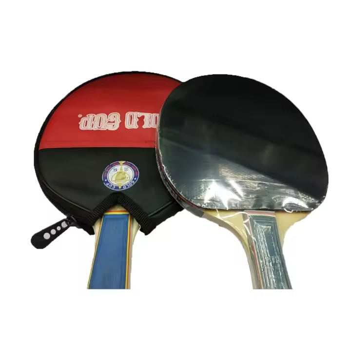 Raqueta de Ping Pong para Principiantes Raqueta Individual con Pegamento Delantero y Trasero - 1