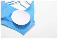 Conjunto de Yoga 2 Piezas Deporte para Mujeres Ropa de Gimnasio con Sujetador Deporte Mallas Cintura Alta Shorts Yoga Leggings Traje de Fitness Material Exterior de Nylon - details 35