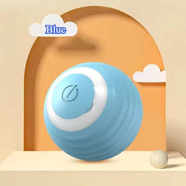 Nuevo Juguete Interactivo de Pelota para Gatos Bola Rueda Automática, Cola de Imitación, Entrenamiento para Perros y Gatos, Ratón de Imitación Recargable - 1