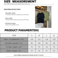 LOEVE Nueva camiseta de manga corta de verano bordada y fieltrada para hombres, camisa informal de algodón puro de moda, top lavado y desgastado para parejas - details 10
