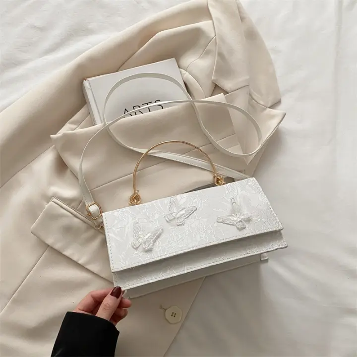 Bolso Cruzado de Moda Primavera-Verano 2025 Diseño de Borboleta Bordada - 1