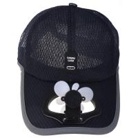 K Gorra de béisbol con protección solar para adultos, mini ventilador de refrigeración recargable por USB, malla transpirable, gorra de camionero estable para pescar, - details 11