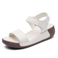 Sandalias de cuero de verano para mujer, zapatos de moda para mujer - details 2