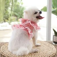 Conjunto de Correa de arnés para Mascotas Ajustable con Encaje Floral Ropa de Perro Linda para Cachorros Accesorios de Arnés para Perros - details 12