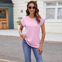 Blusa de Estilo Coreano Vintage para Mujer Cuello Redondo, Mangas Cortas, Moda Joven, Tops de Mujer Alta - details 23