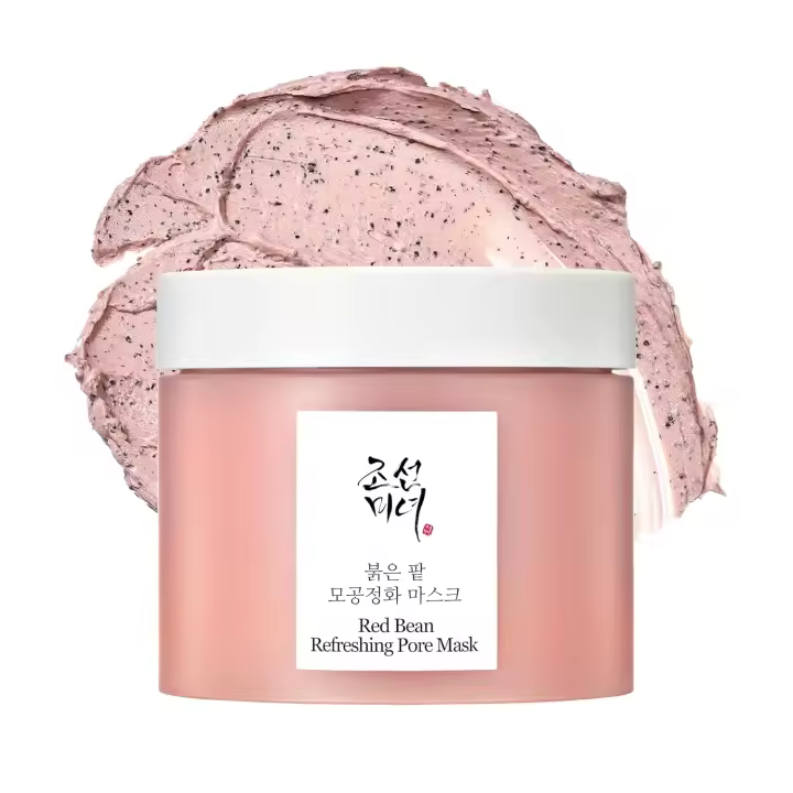 Mascarilla refrescante de frijol rojo, crema de barro, paquete de lavado hidratante, exfoliante de limpieza de poros, cuidado de la piel coreano para hombres - 1