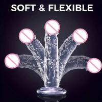 Consoladores realistas con ventosas, Juguetes sexuales, tapones anales, productos para pene femenino, juguetes para adultos, tienda de productos eróticos Sexy Gode 18 + - details 1