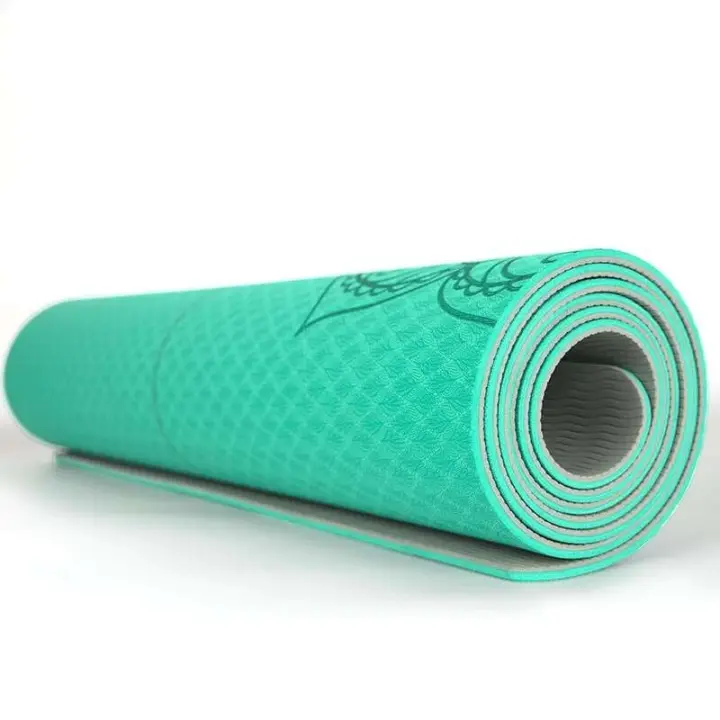 Alfombrilla Deportiva de Gimnasia Dature TPE 6mm Yogamat de Equilibrio con Bolsa de Yoga - 1