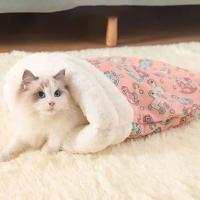 Bolsa de Dormir Cálida para Gatos Cama Suave Túnel para Nido Casa de Mascotas Cerrada para Gatos 2.5-7kg - details 1
