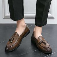 Los zapatos de vestir de cuero italianos del estilo que camina de los hombres más vendidos 2023 y los zapatos casuales del banquete de boda de Oxford - details 5