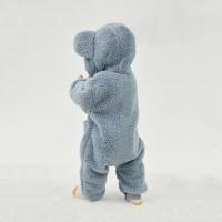 Peleles bonitos de dibujos animados para bebé, monos infantiles de lana cálidos de otoño, ropa de casa para bebés de 0 a 2 años, ropa para el hogar para invierno - details 1