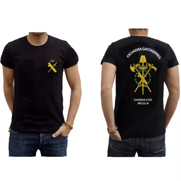 Camiseta de Verano Casual para Hombres 100% Algodón, Cuello Redondo, Manga Corta, Ropa de Calle - 1