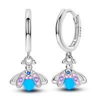 Pendientes coloridos de plata de circonio, cruz, calavera, torre de hierro, pluma estilográfica, taza de café, estrellas, regalos de mujer, joyería de boda - details 27