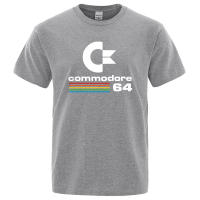 Camiseta con Estampado Commodore para Hombre, Camisa de Algodón, Manga Corta, Diseño Retro de SID Amiga, Ropa de Calle, Commodore 64, C64, Verano 2022 - details 9