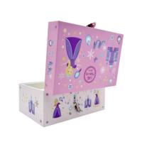 Caja de música única con espejo de princesa, artesanía de dibujos animados, adornos musicales para niños, bonita caja de almacenamiento de joyería, regalo de cumpleaños - details 9