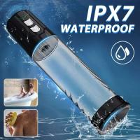 Leten eléctrico agrandar vacío agrandamiento automático extender bomba pene masturbador entrenador juguetes sexuales para hombre - details 7