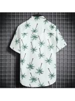 Ropa de playa para hombre, conjunto de 2 piezas, camisa hawaiana y pantalones cortos de secado rápido, ropa de moda para hombre, trajes informales estampados de verano - details 4