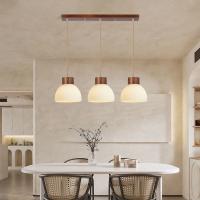 Luz colgante de comedor, luz de techo de cocina, candelabro de madera de diseño japonés - details 3