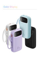 Baseus Q Power Bank Carga Rápida de 22.5W Capacidad de Batería de 20000mAh Diseño Compacto - details 16