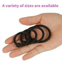 Leten elástico 4 Uds para hombres anillo masturbador masculino retrasar la eyaculación consolador extensor producto adulto juguetes sexuales - details 5