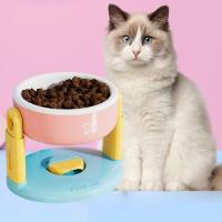 Cuenco de alimentación para gatos tipo ventosa, 3 velocidades, altura ajustable, protege la columna Cervical, cuenco para gatos con soporte desmontable - details 9