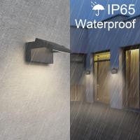 Lámpara LED de Pared de 24W para Exterior Interior IP65, Luz de Pared Ajustable, Moderno Apliques de Pared Aluminio para Entrada Jardines Pasillo Sala, Blanco Cálido 2700K-3000K, Bronce - details 62
