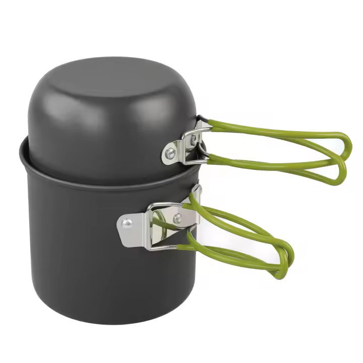 Juego de Cocina de Camping Ultraligero Conjunto de Ollas y Utensilios para Cocinar al Aire Libre en Senderismo y Picnic - 1