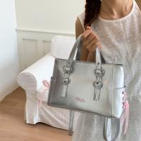 Bolsos de hombro con cinta de gama alta para ocio, mochila versátil de cuero PU con pajarita, bolsos de mano dulces de gran capacidad para mujeres y estudiantes - details 3