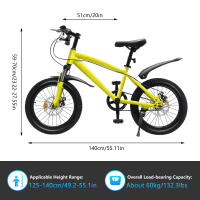Bicicleta de Montaña de Acero de Alto Carbono y PU para Niños Estilo Clásico Duradero Belleza - details 5