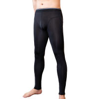 Mallas deportivas lisas para hombre, Leggings elásticos con bolsa, mallas de entrenamiento, mallas para correr y Fitness - details 4