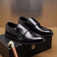 2024 zapatos de cuero italianos del vestido del negocio de los hombres del estilo de la moda de la hebilla del nuevo producto Oxford - details 3