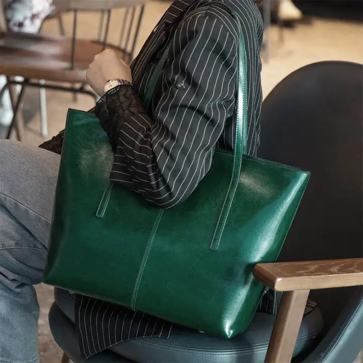 Nuevo Bolso de Mano de Cuero de Alta Gama para Mujeres Bolso Commuter de Moda versátil - 1