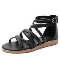 Sandalia zapatos de mujer talla grande 41-43 sandalias romanas tejidas de verano para mujer - details 1