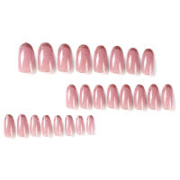 24 PCS, uñas postizas de cobertura total, fáciles de quitar, para técnico de uñas, uso diario - details 5